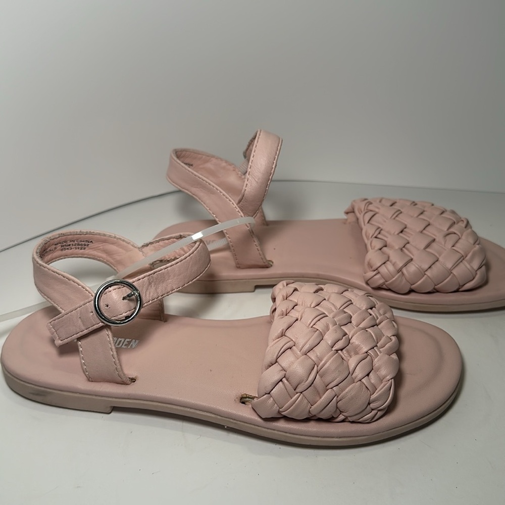 Steve Madden JKarina Braided Strappy Pink Sandal Size 2 - Picture 4 of 8
